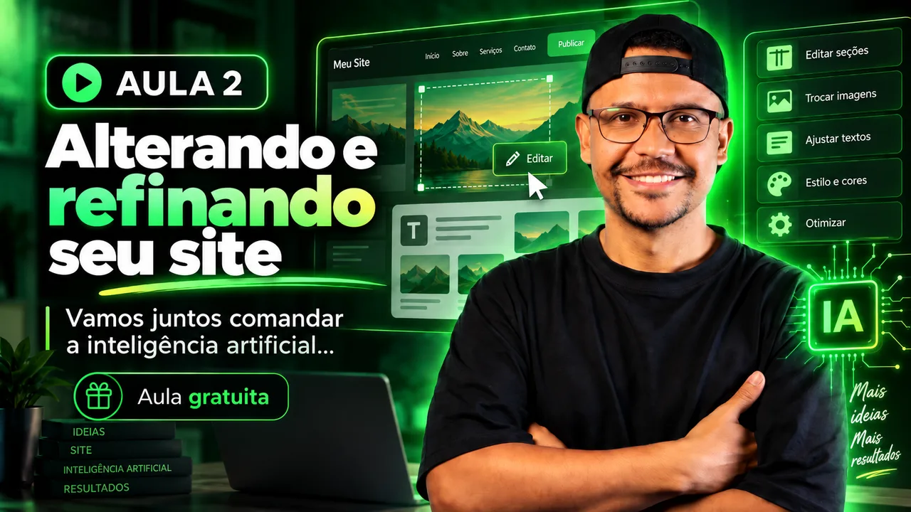 Capa da Aula 2: Alterando e refinando seu site