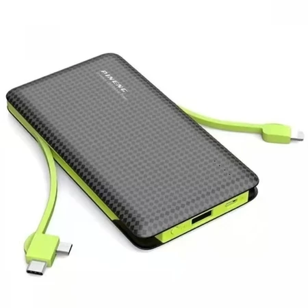 Power Bank Portátil com Cabos